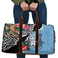 Botswana Independence Day Travel Bag Coat Of Arms Devils Claw - Wonder Print Shop
