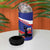 Haiti 4 in 1 Can Cooler Tumbler Neg Marron Ayiti Map - Hibiscus Polynesian - Wonder Print Shop