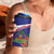 Haiti 4 in 1 Can Cooler Tumbler Neg Marron Ayiti Map - Hibiscus Polynesian - Wonder Print Shop