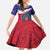 Haiti Family Matching Mermaid Dress and Hawaiian Shirt Neg Marron Ayiti Map - Hibiscus Polynesian - Wonder Print Shop