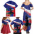 Haiti Family Matching Summer Maxi Dress and Hawaiian Shirt Neg Marron Ayiti Map - Hibiscus Polynesian - Wonder Print Shop
