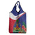 Haiti Grocery Bag Neg Marron Ayiti Map - Hibiscus Polynesian