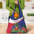 Haiti Grocery Bag Neg Marron Ayiti Map - Hibiscus Polynesian