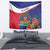 Haiti Tapestry Neg Marron Ayiti Map - Hibiscus Polynesian - Wonder Print Shop