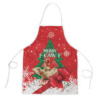 Funny Christmas Chicken Apron Merry F Caw F - Wonder Print Shop