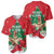 Funny Christmas Chicken Baseball Jersey Merry F Caw F - Wonder Print Shop