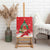 Funny Christmas Chicken Canvas Wall Art Merry F Caw F - Wonder Print Shop