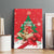 Funny Christmas Chicken Canvas Wall Art Merry F Caw F - Wonder Print Shop