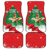 Funny Christmas Chicken Car Mats Merry F Caw F - Wonder Print Shop