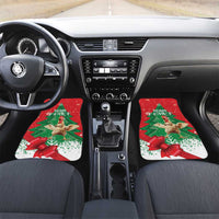 Funny Christmas Chicken Car Mats Merry F Caw F - Wonder Print Shop