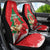 Funny Christmas Chicken Car Seat Cover Merry F Caw F - Wonder Print Shop