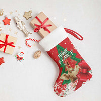 Funny Christmas Chicken Christmas Stocking Merry F Caw F - Wonder Print Shop