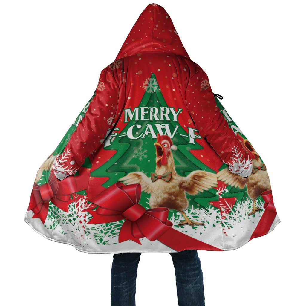 Funny Christmas Chicken Cloak Merry F Caw F - Wonder Print Shop