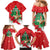Funny Christmas Chicken Family Matching Mermaid Dress and Hawaiian Shirt Merry F Caw F - Wonder Print Shop
