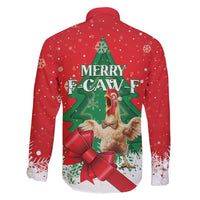 Funny Christmas Chicken Family Matching Summer Maxi Dress and Hawaiian Shirt Merry F Caw F - Wonder Print Shop