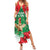 Funny Christmas Chicken Family Matching Summer Maxi Dress and Hawaiian Shirt Merry F Caw F - Wonder Print Shop