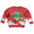 Funny Christmas Chicken Kid Ugly Christmas Sweater Merry F Caw F - Wonder Print Shop