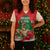Funny Christmas Chicken Christmas Knitted V-Neck Vest Merry F Caw F - Wonder Print Shop