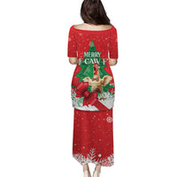 Funny Christmas Chicken Puletasi Merry F Caw F - Wonder Print Shop