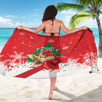 Funny Christmas Chicken Sarong Merry F Caw F - Wonder Print Shop