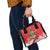 Funny Christmas Chicken Shoulder Handbag Merry F Caw F - Wonder Print Shop