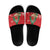 Funny Christmas Chicken Slide Sandals Merry F Caw F - Wonder Print Shop