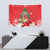 Funny Christmas Chicken Tapestry Merry F Caw F - Wonder Print Shop