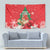 Funny Christmas Chicken Tapestry Merry F Caw F - Wonder Print Shop