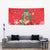 Funny Christmas Chicken Tapestry Merry F Caw F - Wonder Print Shop