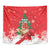 Funny Christmas Chicken Tapestry Merry F Caw F - Wonder Print Shop