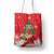 Funny Christmas Chicken Tote Bag Merry F Caw F - Wonder Print Shop