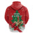 Funny Christmas Chicken Zip Hoodie Merry F Caw F - Wonder Print Shop