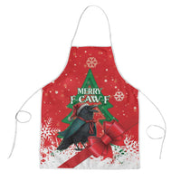 Funny Christmas Raven Apron Merry F Caw F - Wonder Print Shop