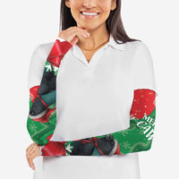 Funny Christmas Raven Arm Sleeves Merry F Caw F - Wonder Print Shop