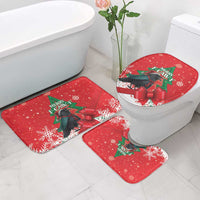 Funny Christmas Raven Bathroom Set Merry F Caw F - Wonder Print Shop