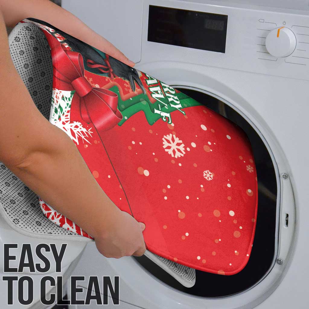 Funny Christmas Raven Bathroom Set Merry F Caw F - Wonder Print Shop