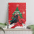 Funny Christmas Raven Canvas Wall Art Merry F Caw F - Wonder Print Shop