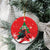 Funny Christmas Raven Ceramic Ornament Merry F Caw F - Wonder Print Shop