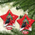 Funny Christmas Raven Ceramic Ornament Merry F Caw F - Wonder Print Shop