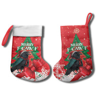 Funny Christmas Raven Christmas Stocking Merry F Caw F - Wonder Print Shop