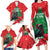 Funny Christmas Raven Family Matching Long Sleeve Bodycon Dress and Hawaiian Shirt Merry F Caw F - Wonder Print Shop
