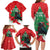 Funny Christmas Raven Family Matching Long Sleeve Bodycon Dress and Hawaiian Shirt Merry F Caw F - Wonder Print Shop