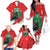 Funny Christmas Raven Family Matching Off The Shoulder Long Sleeve Dress and Hawaiian Shirt Merry F Caw F - Wonder Print Shop