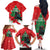 Funny Christmas Raven Family Matching Off The Shoulder Long Sleeve Dress and Hawaiian Shirt Merry F Caw F - Wonder Print Shop
