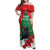 Funny Christmas Raven Family Matching Off Shoulder Maxi Dress and Hawaiian Shirt Merry F Caw F - Wonder Print Shop