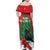 Funny Christmas Raven Family Matching Off Shoulder Maxi Dress and Hawaiian Shirt Merry F Caw F - Wonder Print Shop