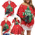 Funny Christmas Raven Family Matching Off Shoulder Short Dress and Hawaiian Shirt Merry F Caw F - Wonder Print Shop