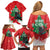 Funny Christmas Raven Family Matching Off Shoulder Short Dress and Hawaiian Shirt Merry F Caw F - Wonder Print Shop
