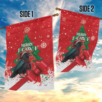 Funny Christmas Raven Garden Flag Merry F Caw F - Wonder Print Shop