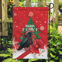 Funny Christmas Raven Garden Flag Merry F Caw F - Wonder Print Shop